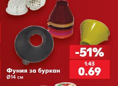Фуния за буркан Ø14 см - Кауфланд