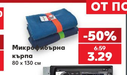 Микрофибърна кърпа – Кауфланд