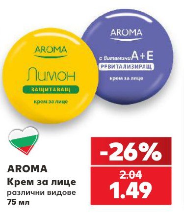Крем за лице различни видове 75 мл - Кауфланд