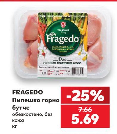 Пилешко горно бутче обезкостено, без кожа - Кауфланд
