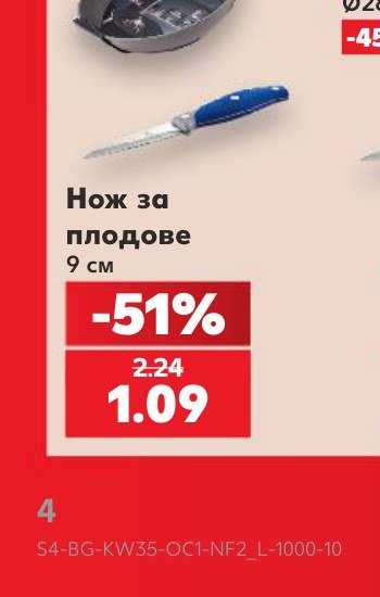 Нож за плодове – Кауфланд