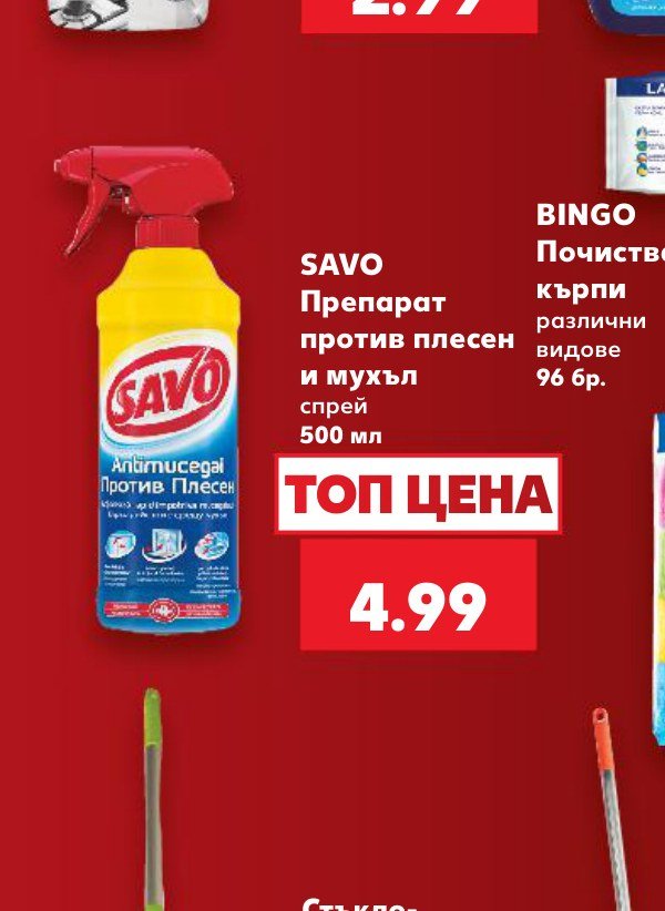 SAVO Препарат против плесен и мухъл спрей 500 мл – Кауфланд