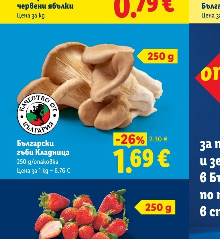 Български гъби Кладница 250 g - Лидл