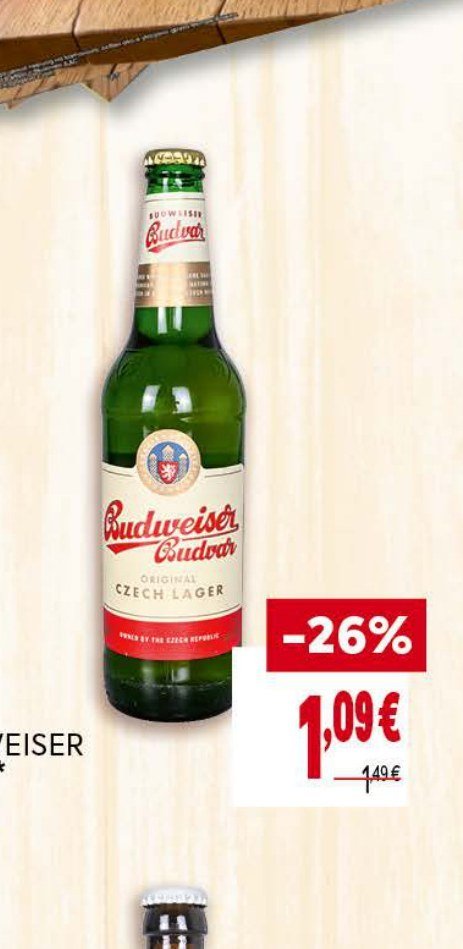 Budweiser Budvar Original Czech Lager - Била