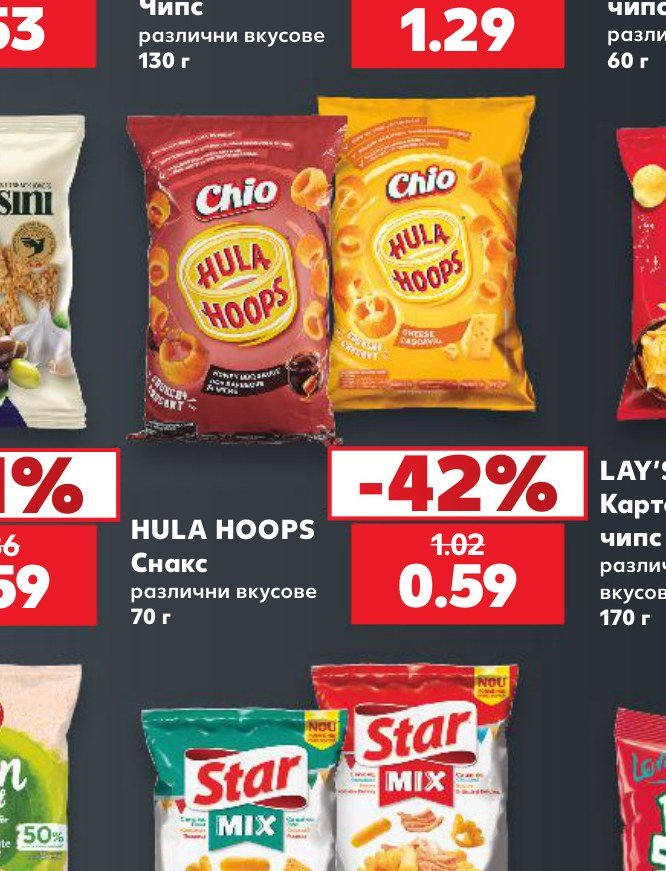 HULA HOOPS 70 г - Кауфланд