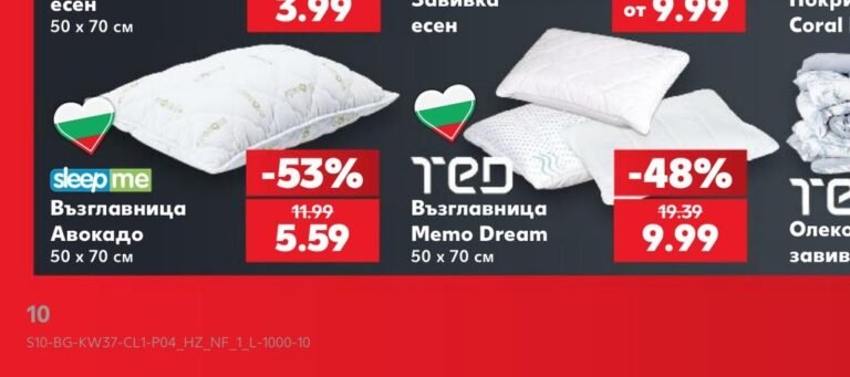 Възглавница Авокадо / Възглавница Memo Dream - Кауфланд