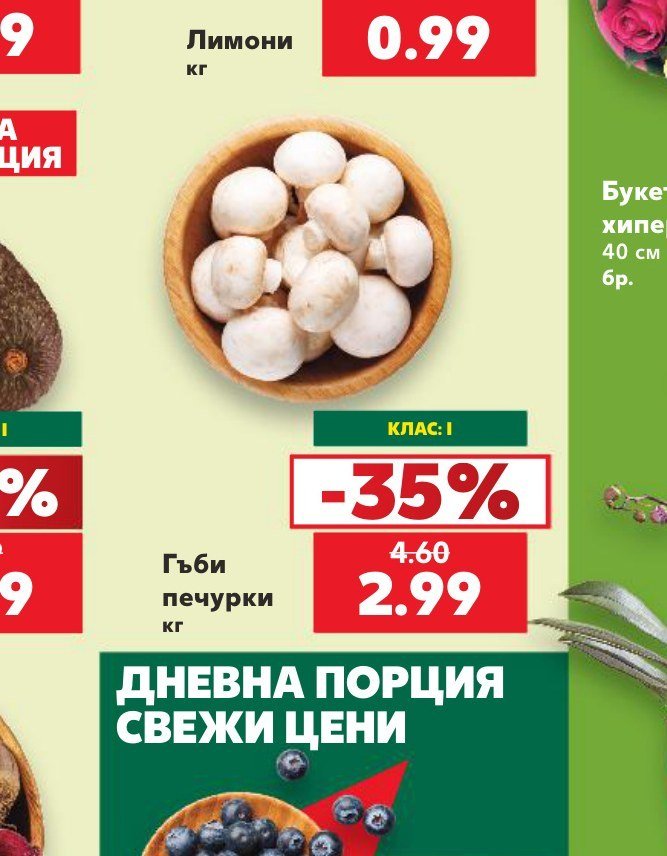 Гъби печурки - Кауфланд