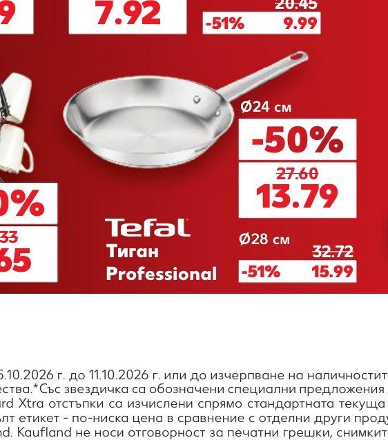 Tefal Тиган Professional Ø24 см - Кауфланд